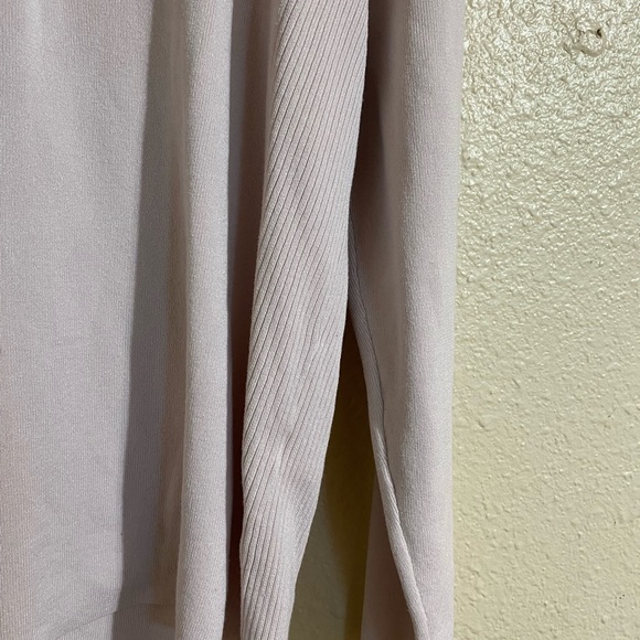 Chico's Darcy Turtlenecks Sweater Ls Basic Cathedral heather Pink Silk - Picture 9 of 12